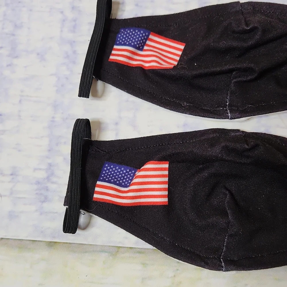 Kid's American Flag Face Masks